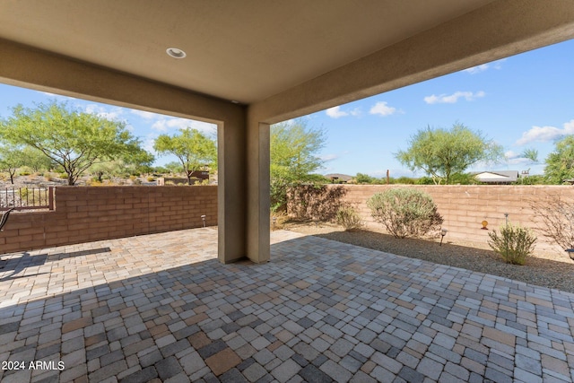 view of patio