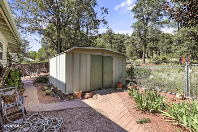 view of outbuilding