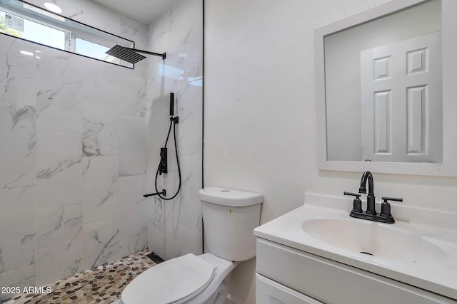 2823 W Banff Ln, Phoenix, AZ 85053 - bathroom featuring vanity and a marble finish shower