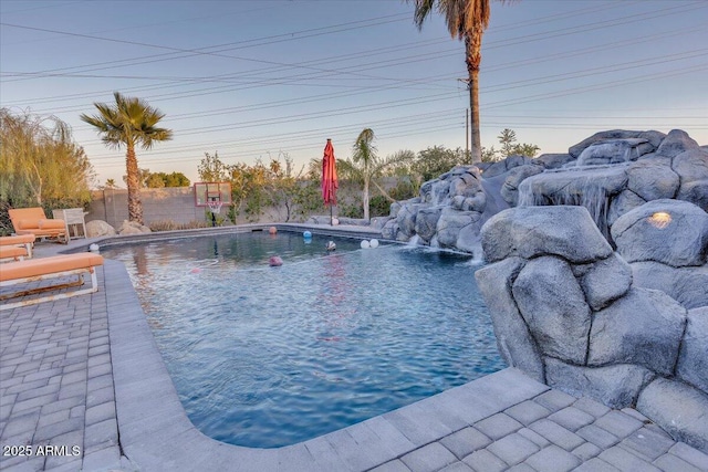 9183 W Shamel Ash Rd, Peoria, AZ 85383 - view of swimming pool with a patio
