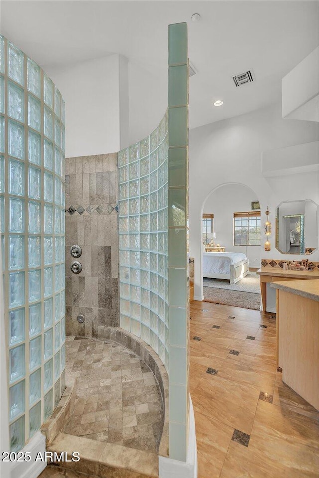 9183 W Shamel Ash Rd, Peoria, AZ 85383 - ensuite bathroom featuring walk in shower and vanity