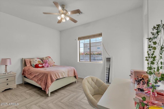 9183 W Shamel Ash Rd, Peoria, AZ 85383 - bedroom with baseboards and ceiling fan