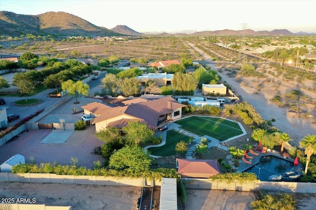 9183 W Shamel Ash Rd, Peoria, AZ 85383 - drone / aerial view of a mountainous background