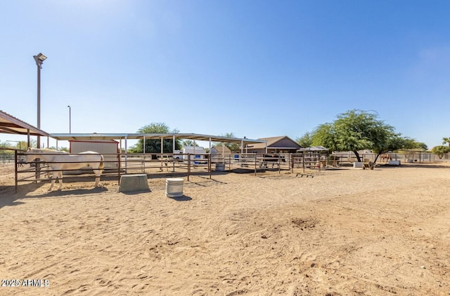 view of stable