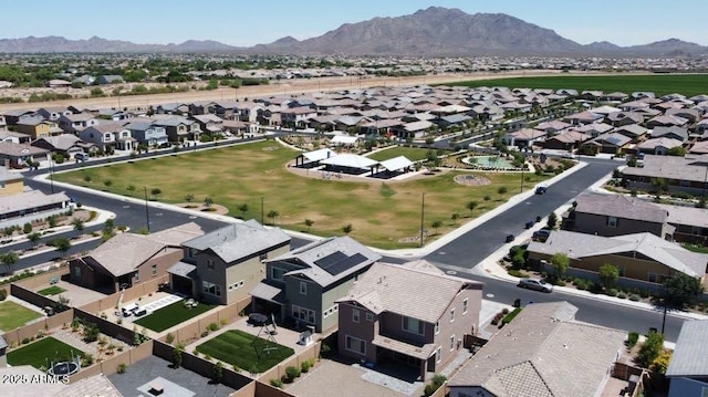 2250 E Palmdale Ln, Gilbert, AZ 85298 - aerial perspective of suburban area featuring a mountainous background