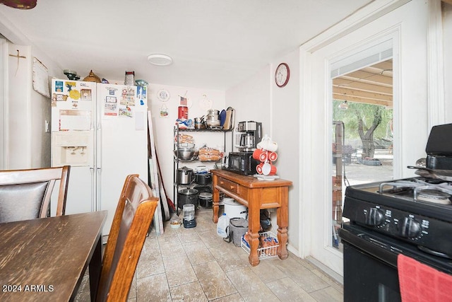 kitchen with gas stove