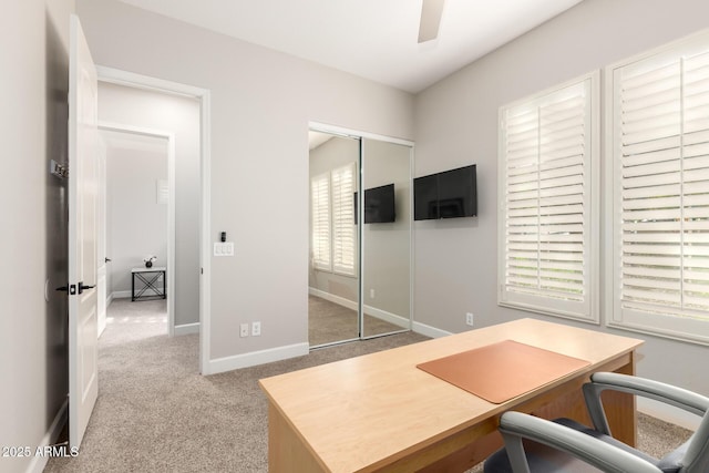 16201 S 29th Ave, Phoenix, AZ 85045 - carpeted office with baseboards and a ceiling fan