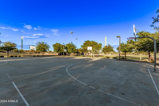 view of sport court