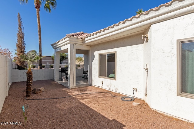 exterior space featuring a patio