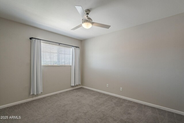 1610 W Maplewood St, Chandler, AZ 85286 - carpeted spare room featuring a ceiling fan and baseboards
