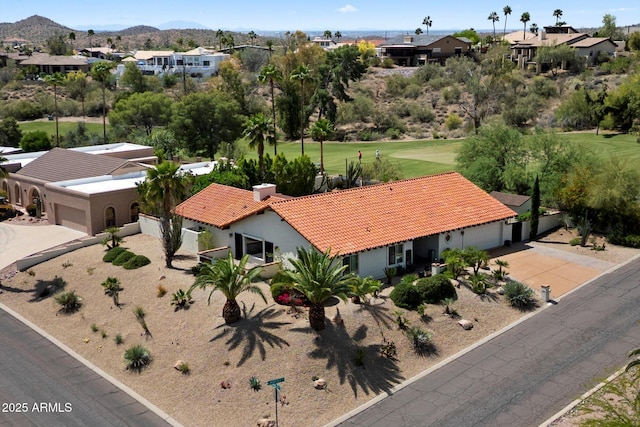 16804 E Monterey Dr, Fountain Hills, AZ 85268 - aerial view featuring a residential view and a mountain view