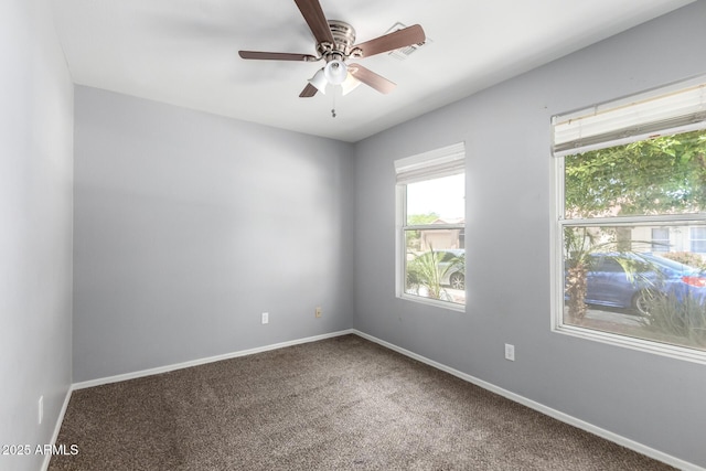 8341 W Cypress St, Phoenix, AZ 85037 - spare room with a ceiling fan and carpet