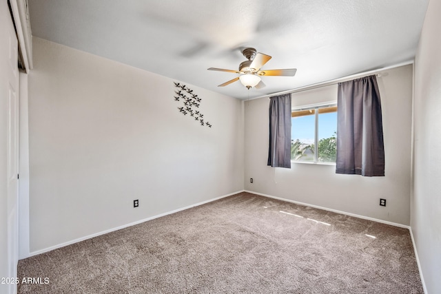 1638 N Avoca, Mesa, AZ 85207 - carpeted empty room with ceiling fan and baseboards