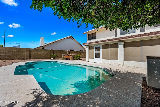 1638 N Avoca, Mesa, AZ 85207 - view of swimming pool with a patio and a fenced backyard