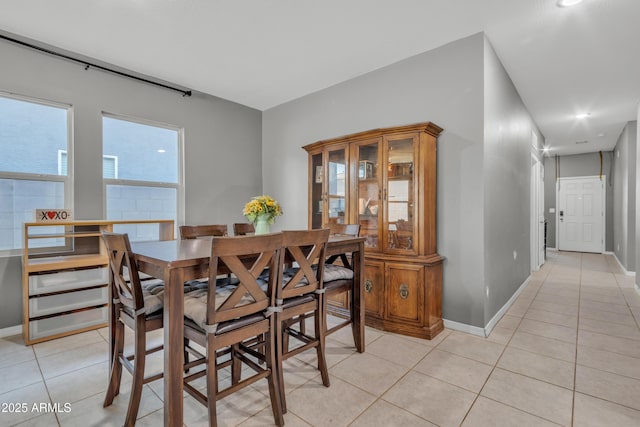 6085 E Athena Rd, Florence, AZ 85132 - dining room with light tile patterned floors and recessed lighting