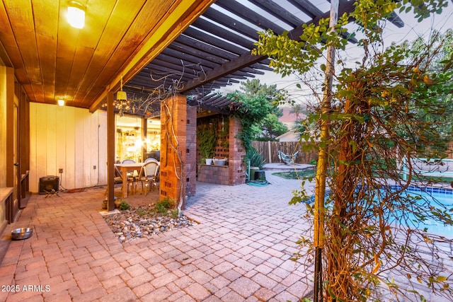 301 W Royal Palm Rd, Phoenix, AZ 85021 - view of patio with a pergola and outdoor dining area