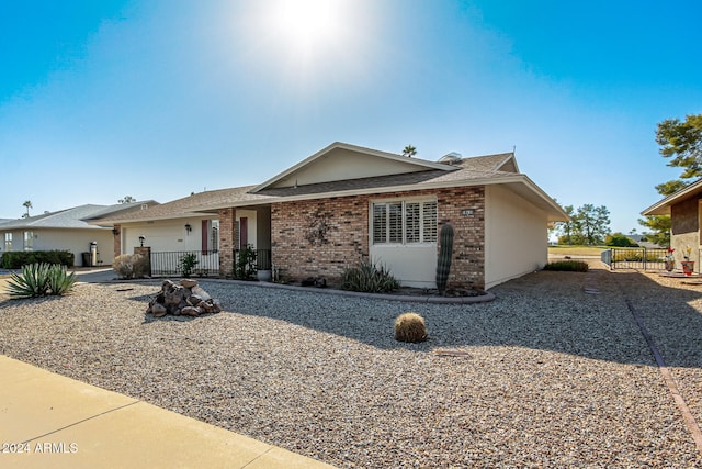 view of ranch-style house