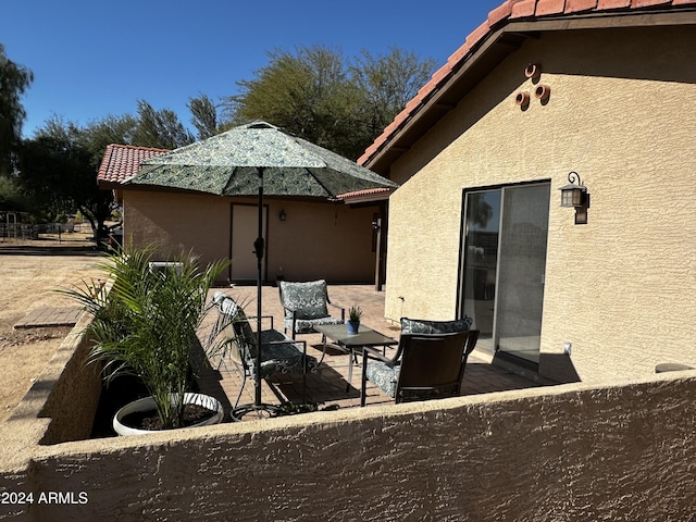 view of patio