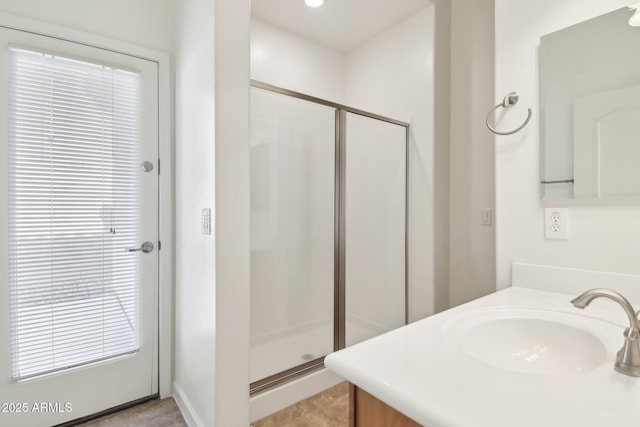 5557 W Mine Trl, Phoenix, AZ 85083 - full bathroom with a shower stall and a sink
