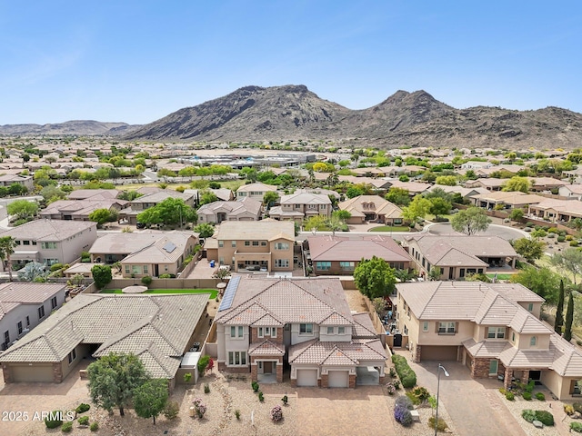 5557 W Mine Trl, Phoenix, AZ 85083 - aerial view of residential area featuring a mountainous background