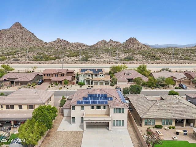 5557 W Mine Trl, Phoenix, AZ 85083 - aerial view of residential area featuring mountains