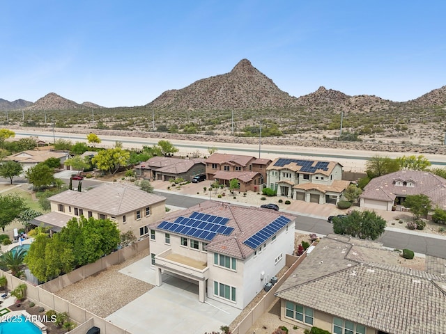 5557 W Mine Trl, Phoenix, AZ 85083 - aerial perspective of suburban area with a mountain backdrop