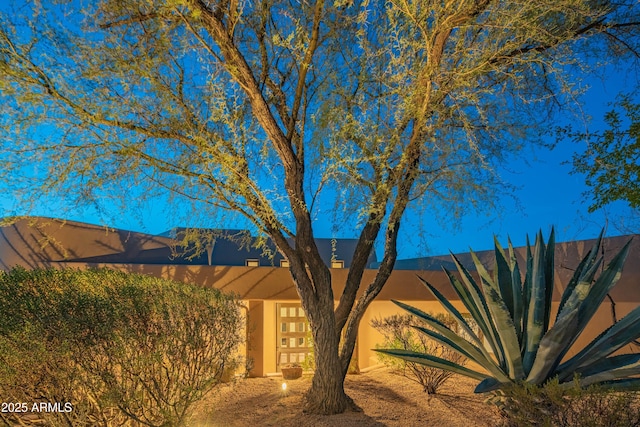 view of side of property