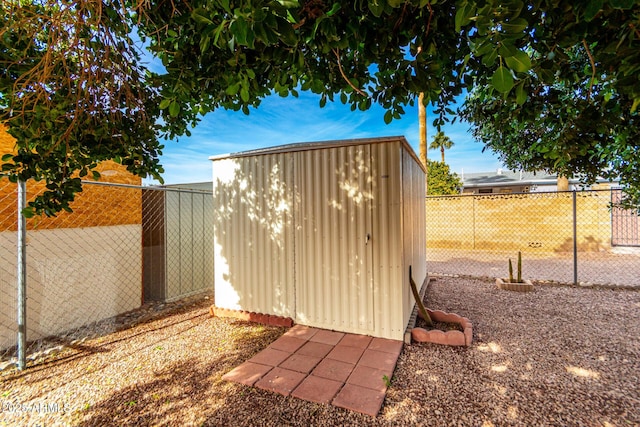 view of outdoor structure