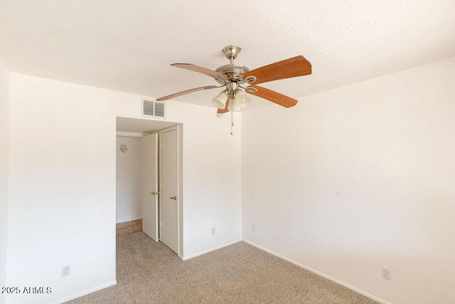 1315 Via Cabrillo, Sierra Vista, AZ 85635 - spare room with a ceiling fan, light colored carpet, and baseboards