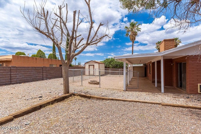 1315 Via Cabrillo, Sierra Vista, AZ 85635 - fenced backyard featuring a patio area