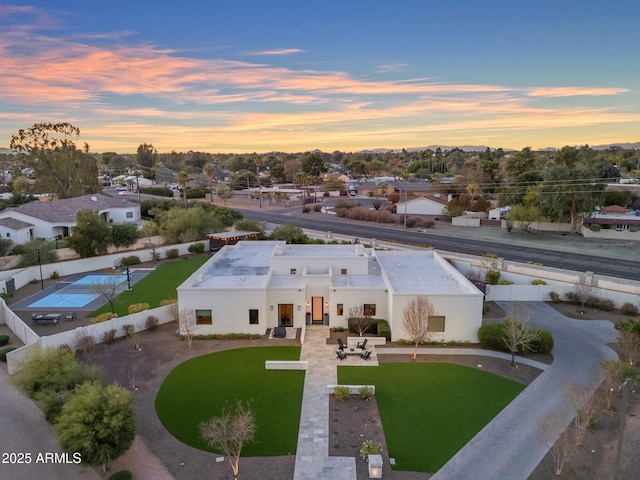 12034 N 61st St, Scottsdale, AZ 85254 - view of aerial view at dusk
