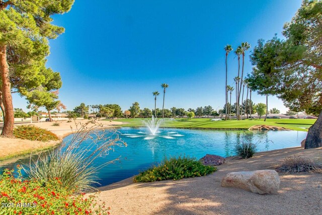9733 W Mcrae Way, Peoria, AZ 85382 - water view featuring a golf course