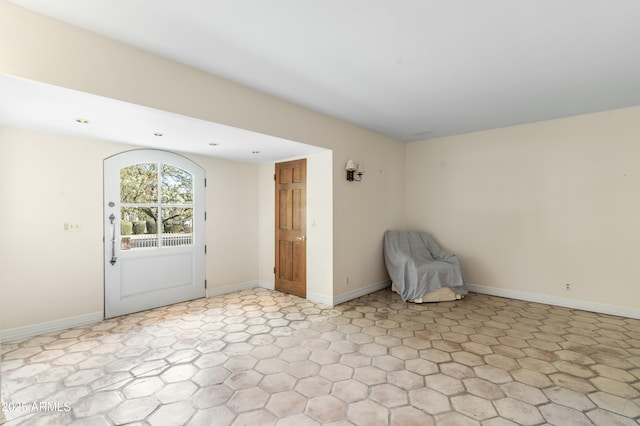 view of entrance foyer