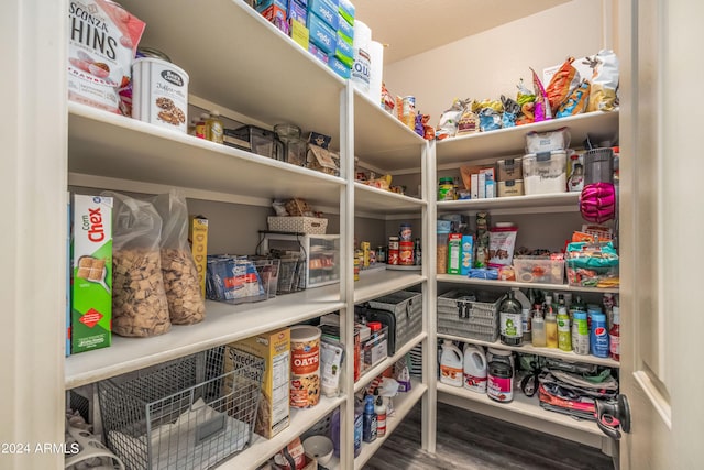 view of pantry