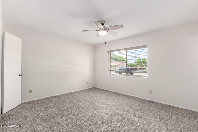 19031 N 13th Dr, Phoenix, AZ 85027 - carpeted empty room featuring ceiling fan and baseboards