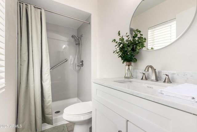 19031 N 13th Dr, Phoenix, AZ 85027 - full bath with toilet, a shower with curtain, and vanity
