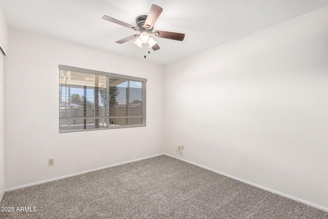 19031 N 13th Dr, Phoenix, AZ 85027 - spare room with carpet flooring, a ceiling fan, and baseboards