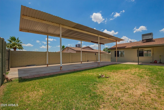 19031 N 13th Dr, Phoenix, AZ 85027 - view of yard featuring a patio area and central air condition unit