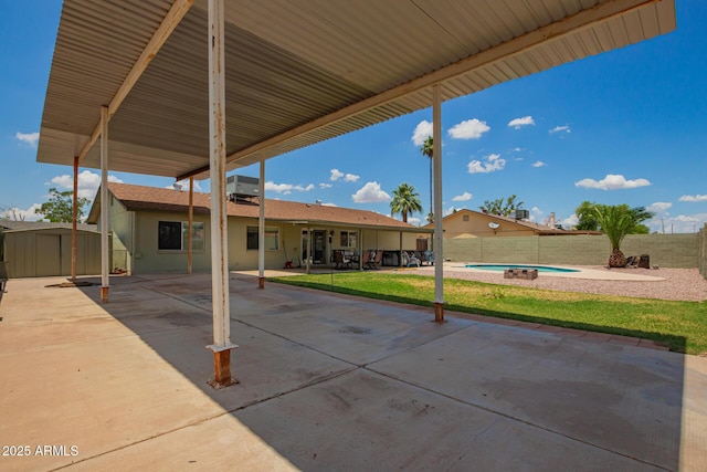 19031 N 13th Dr, Phoenix, AZ 85027 - fenced backyard with a patio area