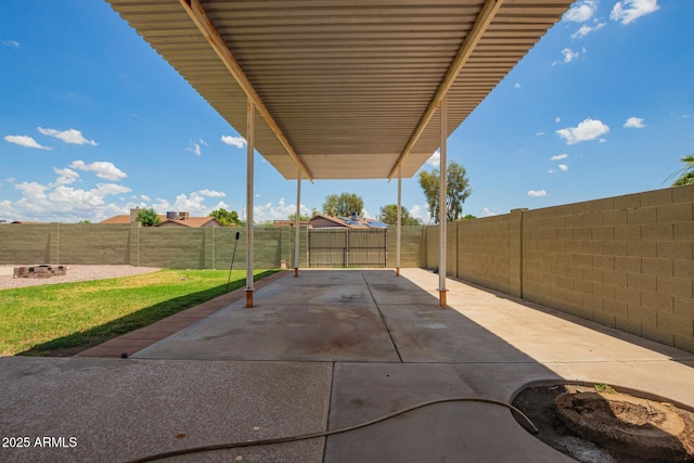 19031 N 13th Dr, Phoenix, AZ 85027 - view of patio with an outdoor fire pit
