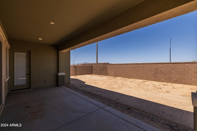 view of patio