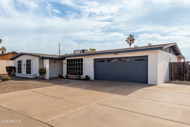 ranch-style house with a garage