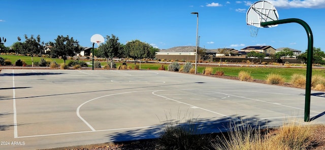 view of sport court