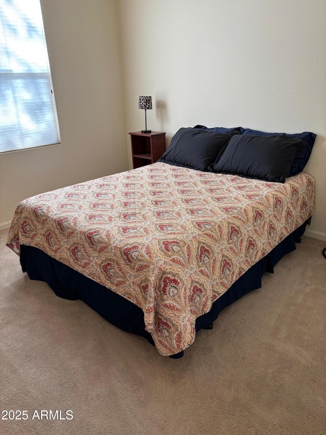 bedroom with carpet floors