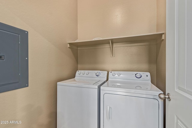 2725 E Mine Creek Rd Unit 2146, Phoenix, AZ 85024 - laundry area featuring washing machine and clothes dryer and electric panel