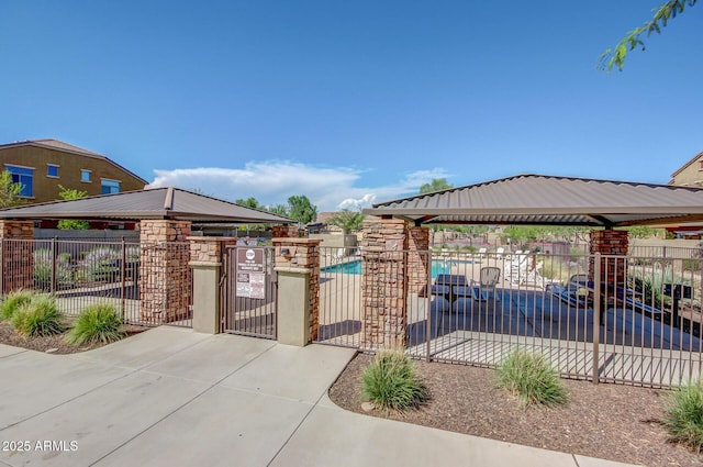 2725 E Mine Creek Rd Unit 2146, Phoenix, AZ 85024 - view of community with a gazebo and a pool