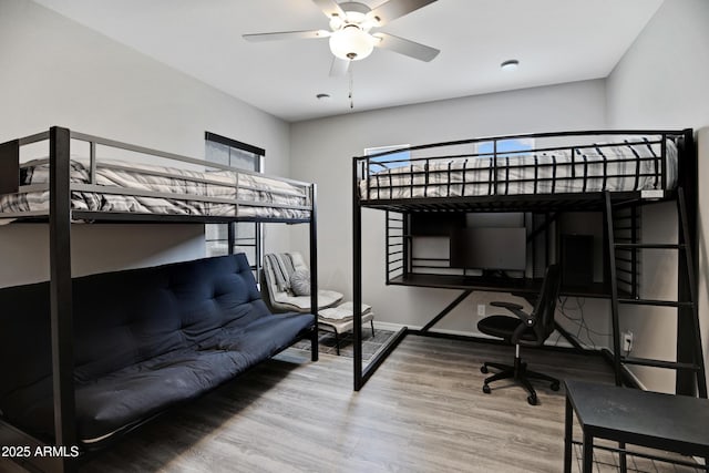 226 E Markwood Dr, Chandler, AZ 85286 - bedroom with wood finished floors and baseboards