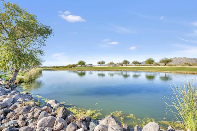 property view of water