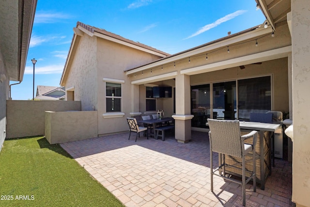 4302 E Cynthia St, Gilbert, AZ 85295 - view of patio / terrace with outdoor dining space
