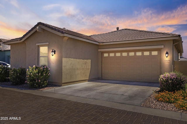 4302 E Cynthia St, Gilbert, AZ 85295 - ranch-style home featuring concrete driveway, an attached garage, and stucco siding